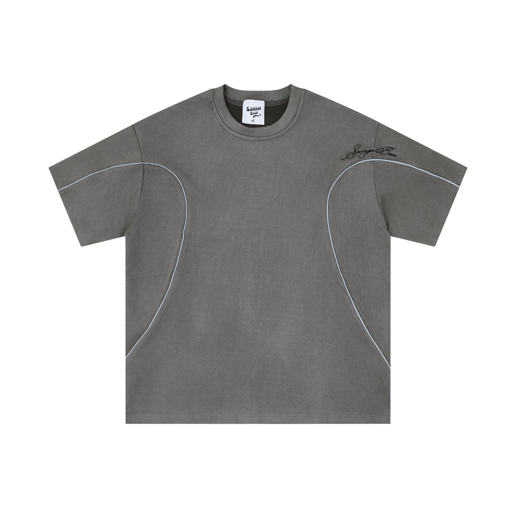 Curved Line Short Sleeve